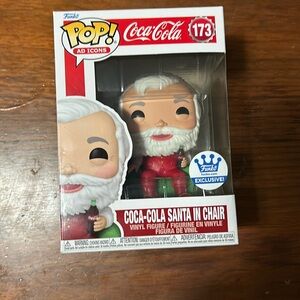 POP COCA-COLA SANTA IN CHAIR #173